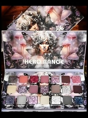 🆕️LAST 1🧚‍♀️HERO RANGE 21 COLOR ANIME FLOWER FAIRY ETHEREAL EYESHADOW PALETTE